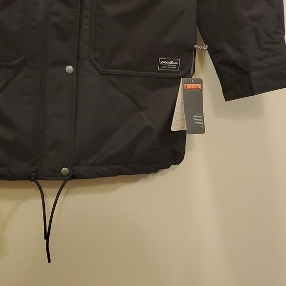 Eddie Bauer jacket womens size small black coat thermore insulated parka - Picture 8 of 16